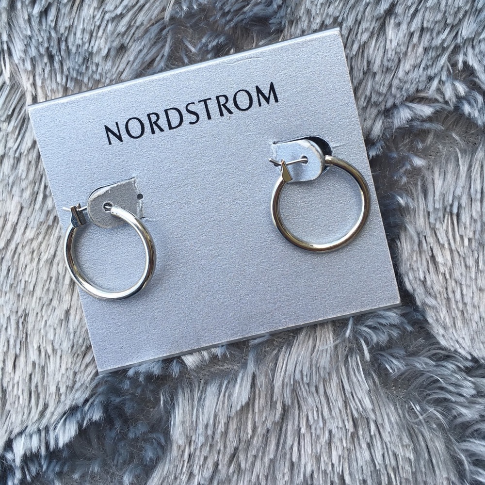 Small hoop earrings